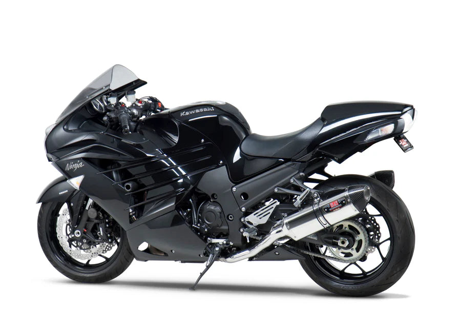 Yoshimura - ZX-14R 12-26 Race R-77 Stainless Slip-On Exhaust, w/ Stainless Mufflers