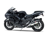 ZX-14R 12-25 Race R-77 Stainless Slip-On Exhaust, w/ Stainless Mufflers
