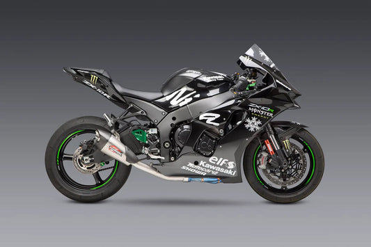 Yoshimura - ZX-10R/RR 21-26 Race AT2 Stainless 3/4 Exhaust, w/ Stainless Muffler
