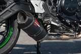 NINJA/Z 650 17-26 Race AT2 Stainless Full Exhaust, w/ Carbon Fiber Muffler