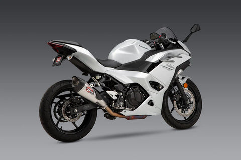 NINJA 500/400 / Z500/400 18-26 AT2 Stainless Slip-On Exhaust, w/ Stainless Muffler