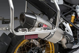 R1200GS/R1250GS 13-22 R-77 Stainless Slip-On Exhaust, w/ Stainless Muffler
