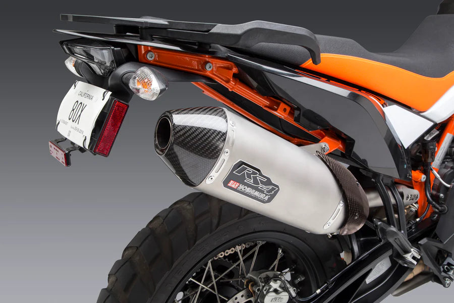 790/890 Adventure 19-23 / 22-23 Norden 901 RS-4 Stainless Slip-On Exhaust, w/ Stainless Muffler