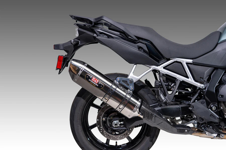 V-STROM 800 23-26 R-77J Stainless Slip-On Exhaust, w/ Stainless Muffler