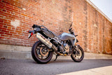 V-STROM 800 23-26 R-77J Stainless Slip-On Exhaust, w/ Stainless Muffler