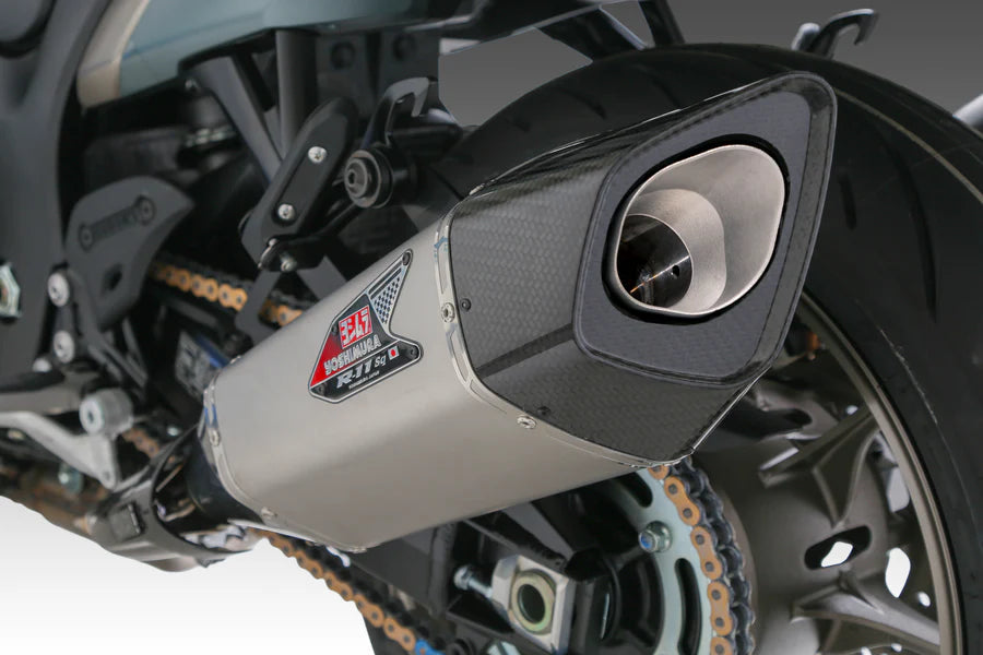HAYABUSA 2021-26 Race R-11SQ-R Dual Stainless Slip-On Exhaust, w/ Stainless Mufflers