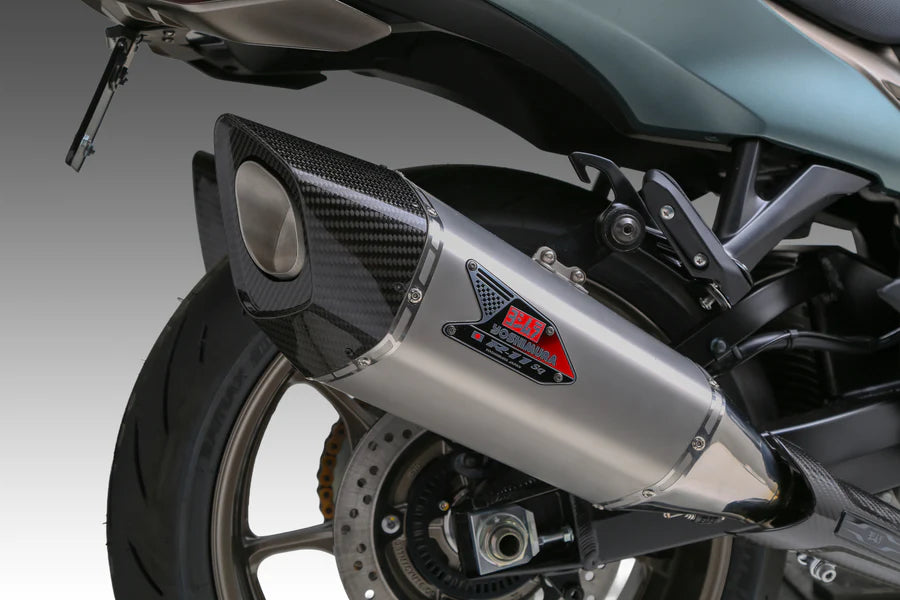 HAYABUSA 2021-26 Race R-11SQ-R Dual Stainless Slip-On Exhaust, w/ Stainless Mufflers