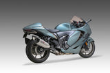 HAYABUSA 2021-26 Race R-11SQ-R Dual Stainless Slip-On Exhaust, w/ Stainless Mufflers