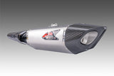 HAYABUSA 2021-26 Race R-11SQ-R Dual Stainless Slip-On Exhaust, w/ Stainless Mufflers
