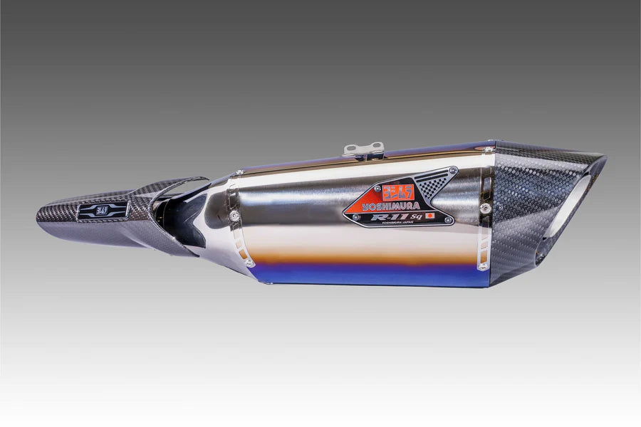 HAYABUSA 2021-26 Race R-11SQ-R Dual Stainless Slip-On Exhaust, w/ Titanium Mufflers