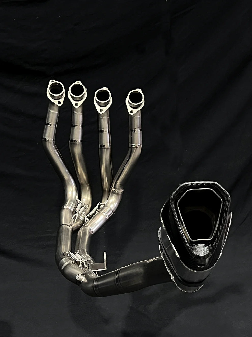 Sistema de escape completo de titanio Vandemon Performance Suzuki GSXR1000 2017-2024 GSXR1000R