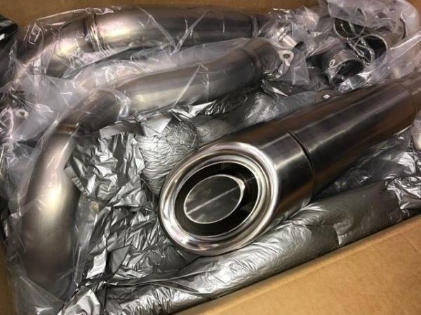 Kawasaki Ninja H2 & H2R Vandemon Brushed Titanium Exhaust System