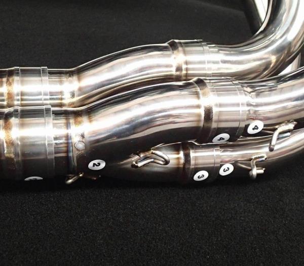 Vandemon Performance Kawasaki Ninja H2 & H2R Polished Titanium Exhaust System 2015-2024