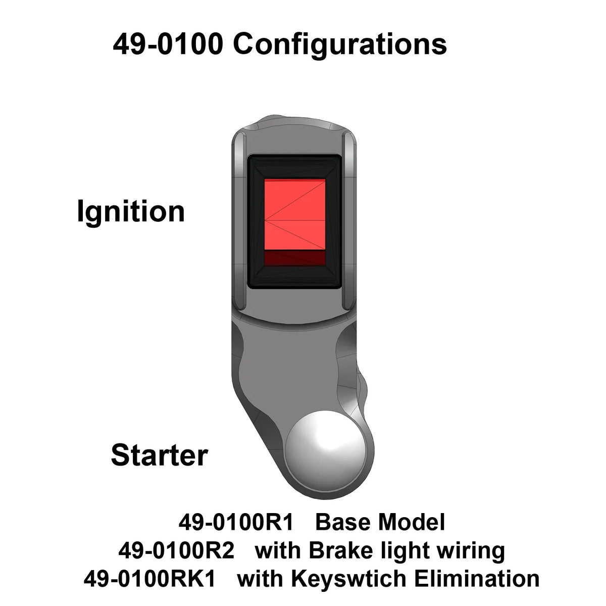 Woodcraft 2013-18 Kawasaki ZX6R RH Race Handlebar Switch