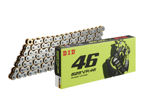 DID 525 VR46 Valentino Rossi 120-Link Chain Race Street Chain – EDR ...
