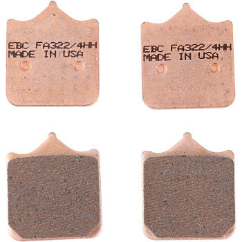 Pastillas de freno EBC FA322/4HH, Aprilia, Benelli, Ducati, KTM, Husqvarna 
