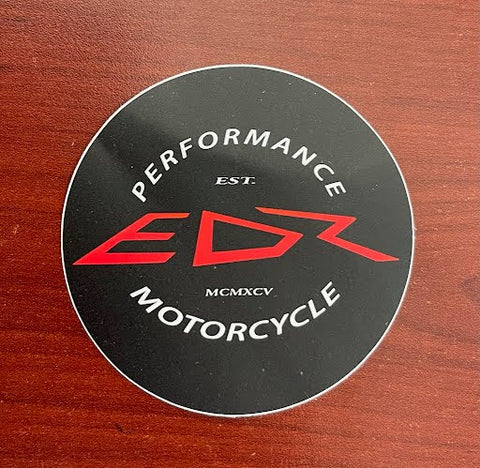 Adhesivo EDR redondo de 3"