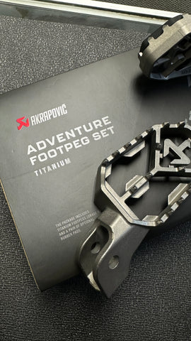AKRAPOVIC Adventure Foot Pegs - Titanium