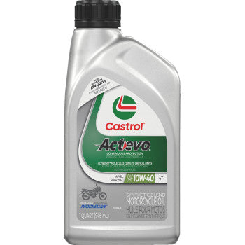 Castrol - Act Evo® Semi-Synthetic 4T Engine Oil - 1 U.S. quart