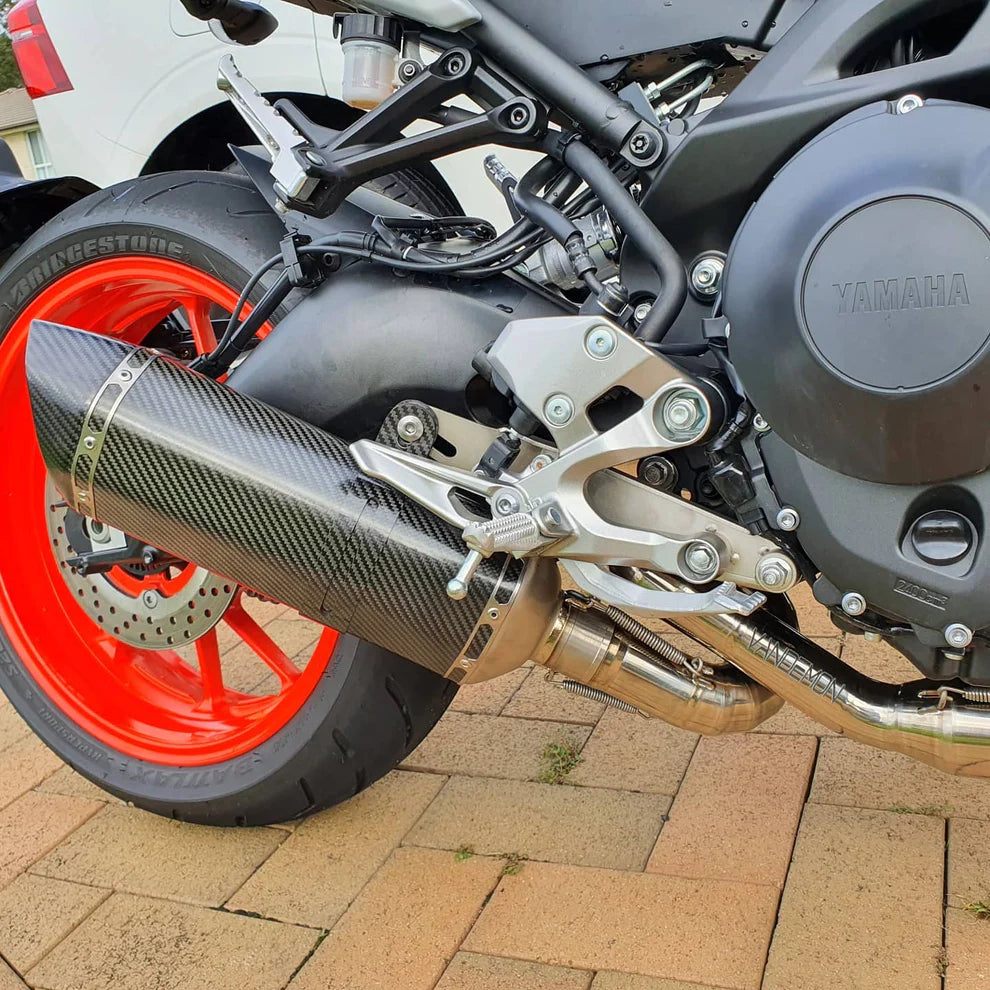 Vandemon Performance  Yamaha GEN1 & 2 MT09 FZ09 XSR900 Titanium Doughnut Exhaust System 2014-2020