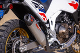 Africa Twin 20-26 RS-12 Stainless Slip-On Exhaust, w/ Stainless Muffler