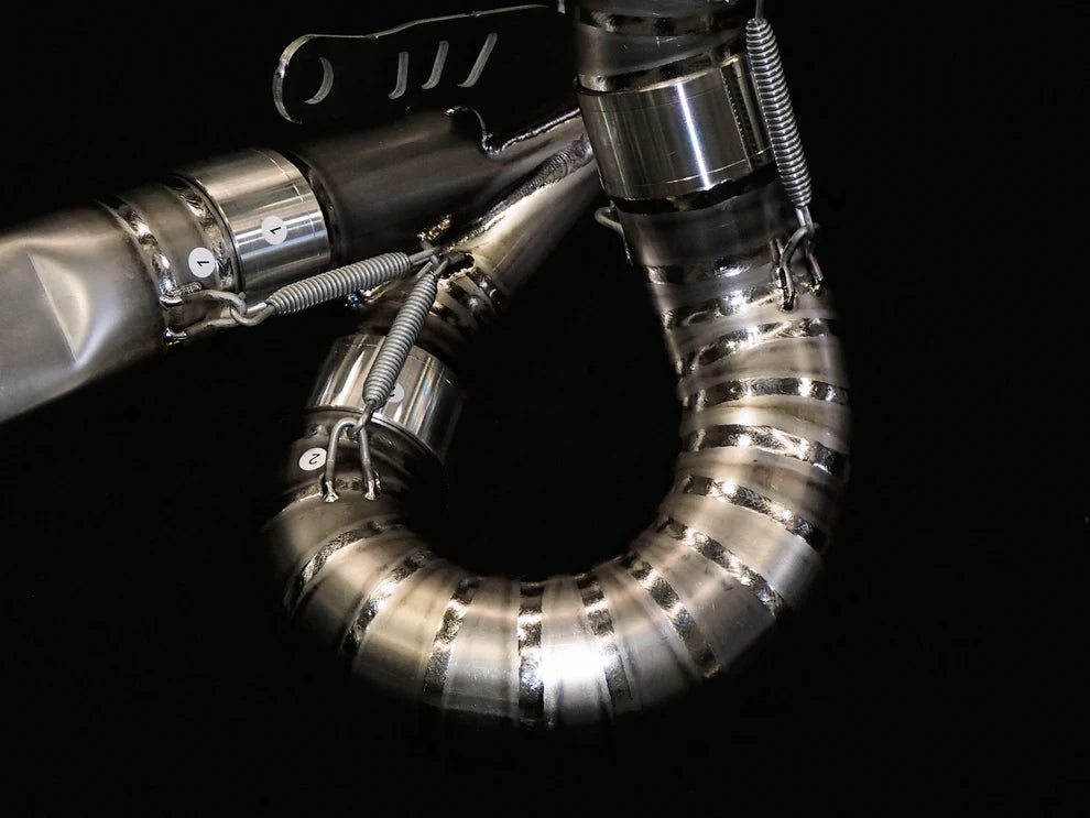 Sistema de escape Vandemon Performance de titanio para Ducati Panigale/Streetfighter V2 959 (2019-2024)