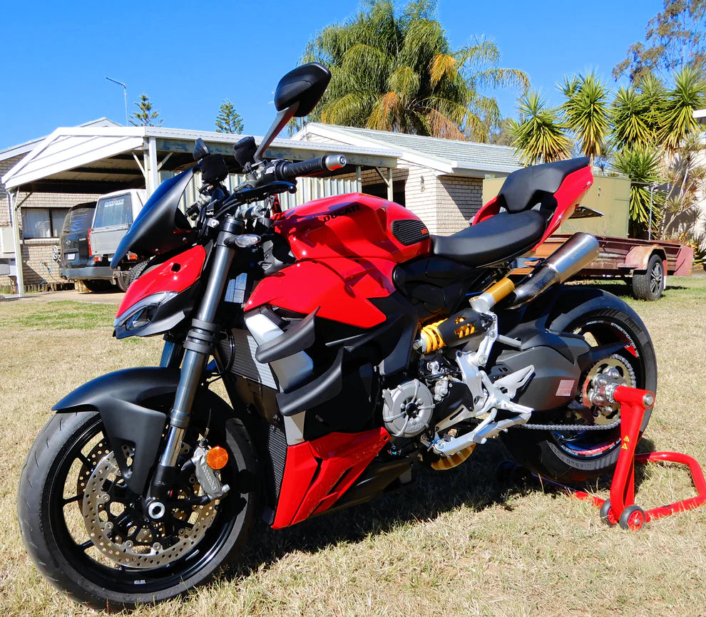 Sistema de escape Vandemon Performance de titanio para Ducati Panigale/Streetfighter V2 959 (2019-2024)