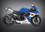 GSX-R600/750 11-26 ALPHA Stainless Slip-On Exhaust, w/ Carbon Fiber Muffler