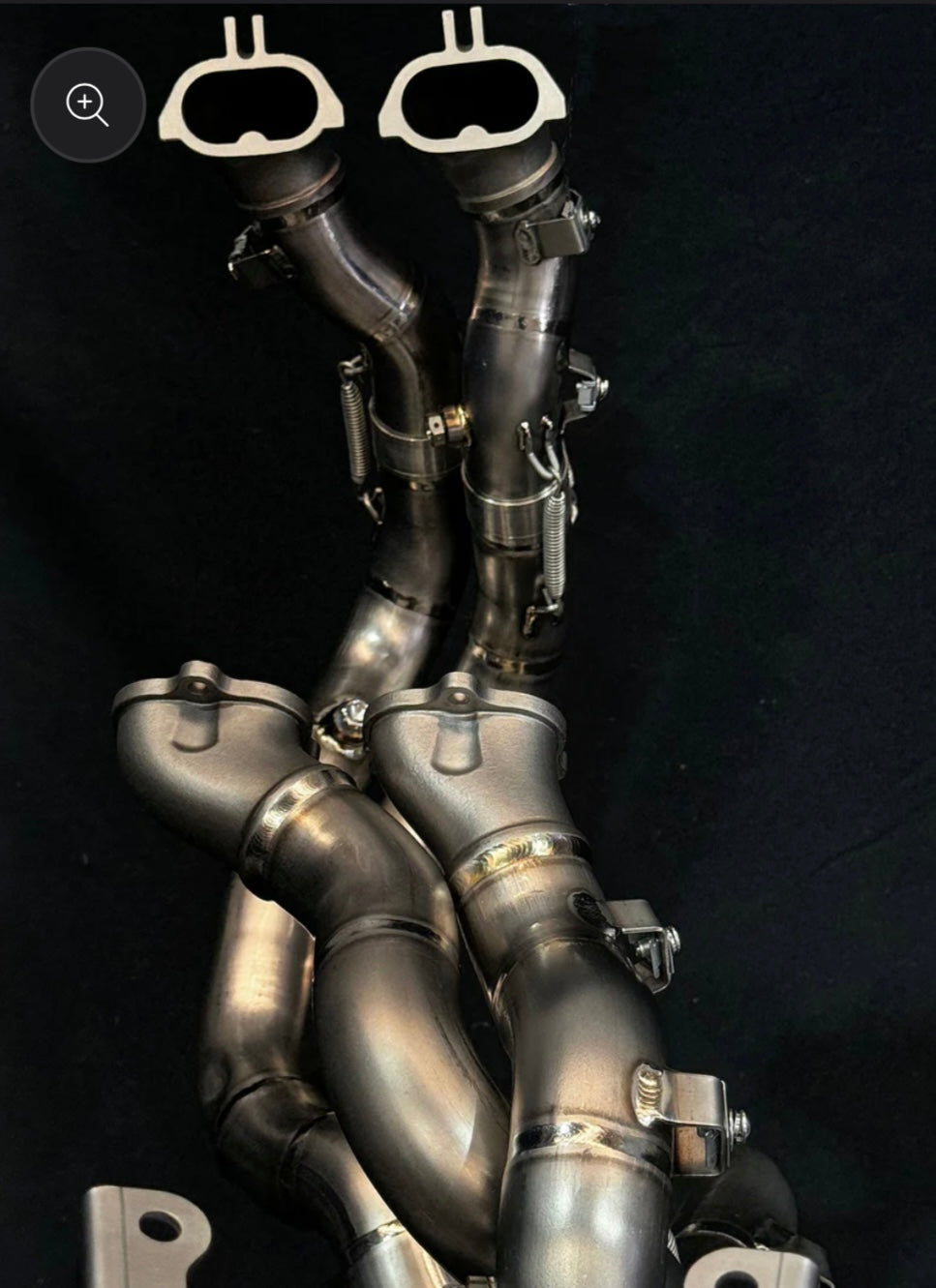 Sistema completo de titanio para Ducati V4 Vandemon, montaje alto para V4R, V4s, V4 Panigale Streetfighter V4 SP SP2 DUCV4PANHMEXHMESA 