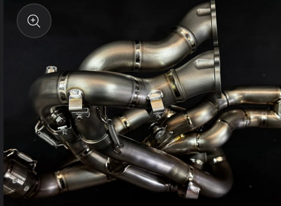 Sistema completo de titanio para Ducati V4 Vandemon, montaje alto para V4R, V4s, V4 Panigale Streetfighter V4 SP SP2 DUCV4PANHMEXHMESA 