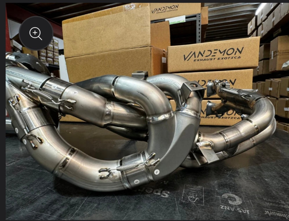 Sistema completo de titanio para Ducati V4 Vandemon, montaje alto para V4R, V4s, V4 Panigale Streetfighter V4 SP SP2 DUCV4PANHMEXHMESA 
