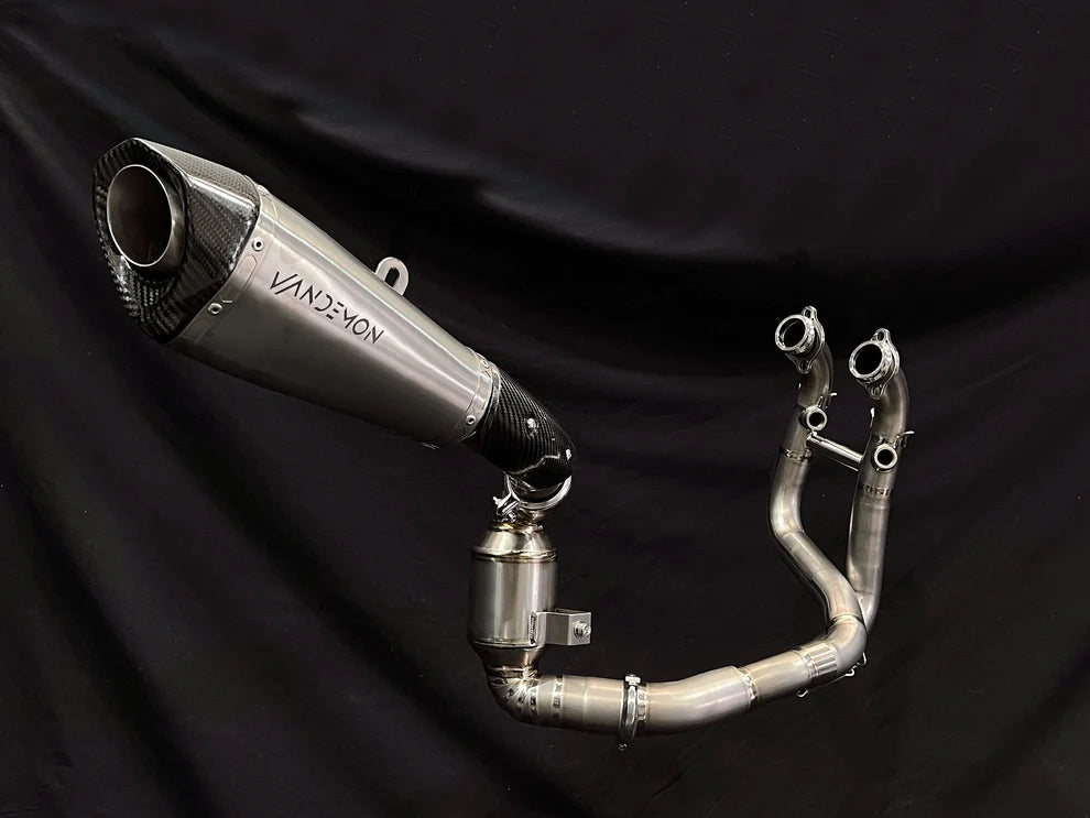 Vandemon Performance KTM 890 790 Duke Duke R Adventure Titanium Exhaust System & Cat Delete Husqvarna Norden 901