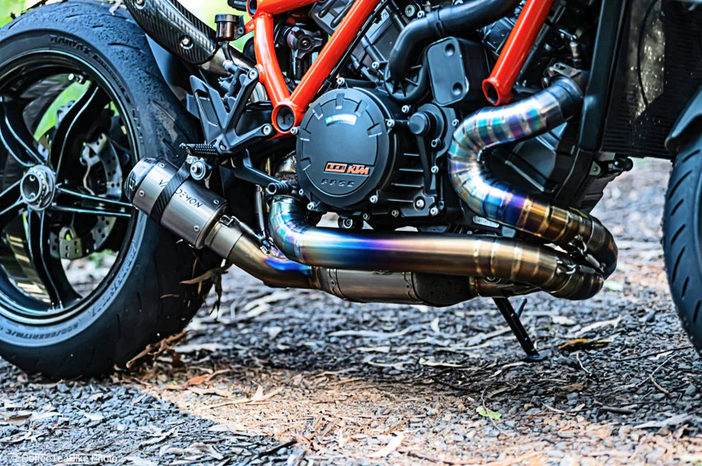Vandemon Performance  KTM Super Duke 1290/1390R/RR Vandemon Twin Shot Titanium Exhaust System