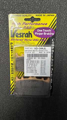 Vesrah VD-344JL Motorcycle Street Brake Pads