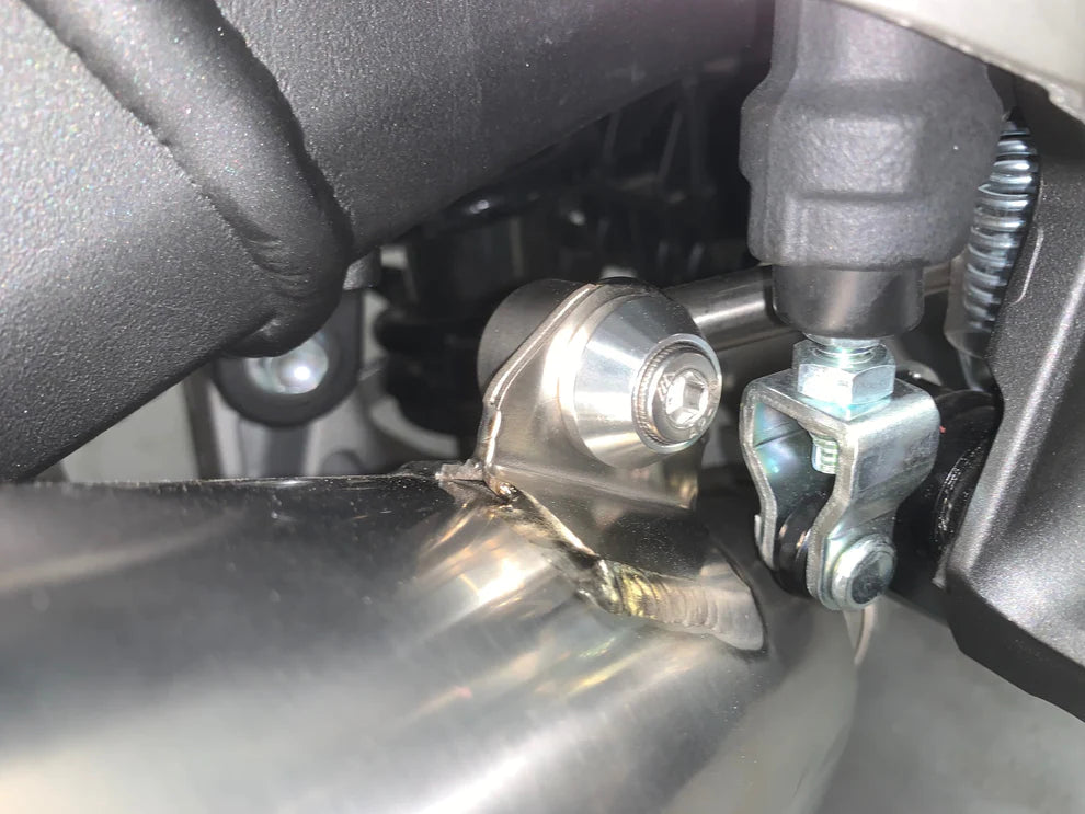 Sistema de escape Vandemon Performance de titanio cepillado para Kawasaki Ninja ZH2 (2020-24) 