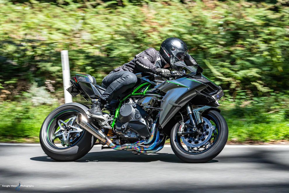 Vandemon Performance Kawasaki Ninja H2 & H2R Polished Titanium Exhaust System 2015-2024
