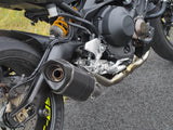 Vandemon Performance Yamaha MT09 FZ09 XSR900 Titanium Doughnut Exhaust & Carbon Fiber Muffler 2016-20