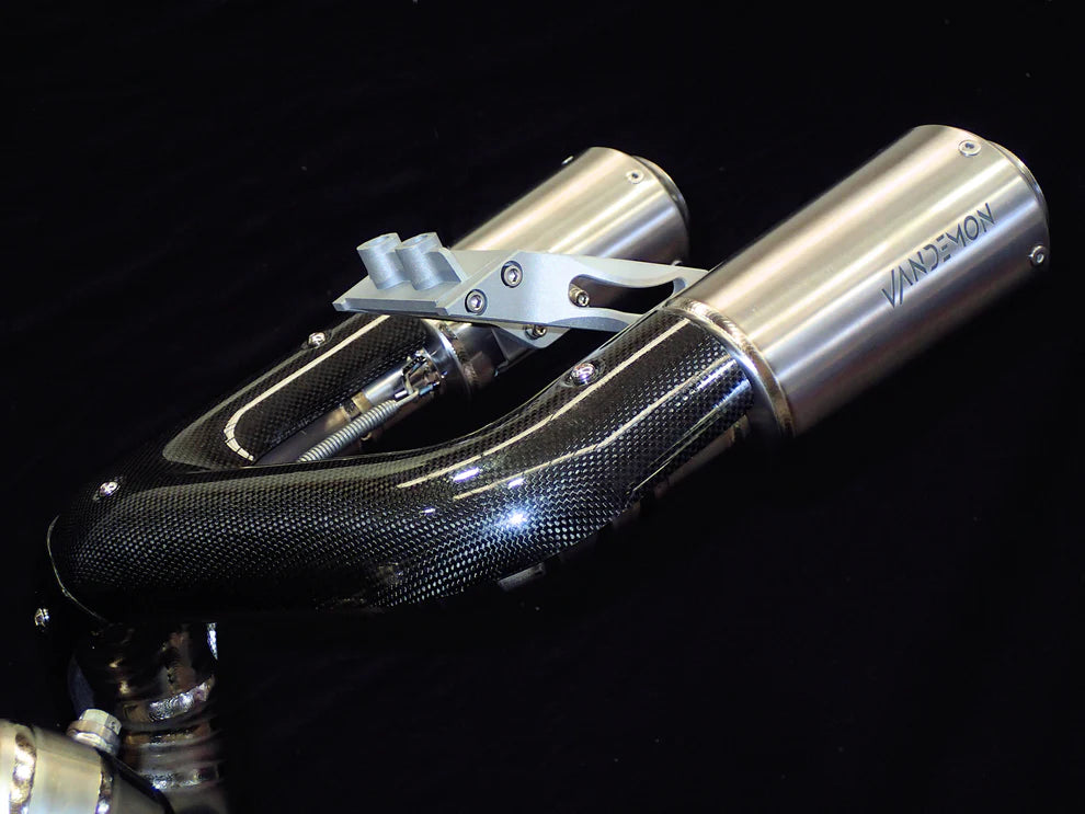 Sistema de escape Vandemon Performance de titanio para Ducati Panigale/Streetfighter V2 959 (2019-2024)