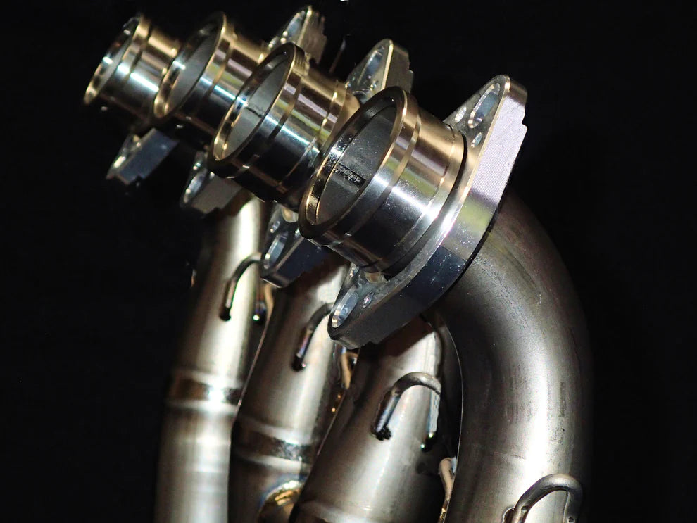 Escape de titanio y silenciador de fibra de carbono Vandemon Performance para Kawasaki ZX10R y ZX10RR (2011-2024)