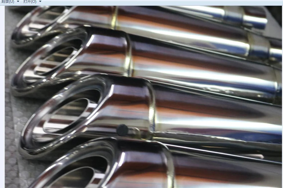 Vandemon Performance Kawasaki Ninja H2 & H2R Polished Titanium Exhaust System 2015-2024