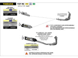 Arrow Exhaust 2017-2025 Yamaha R6 Full system Competition EVO Kit Titanium 71218ckr
