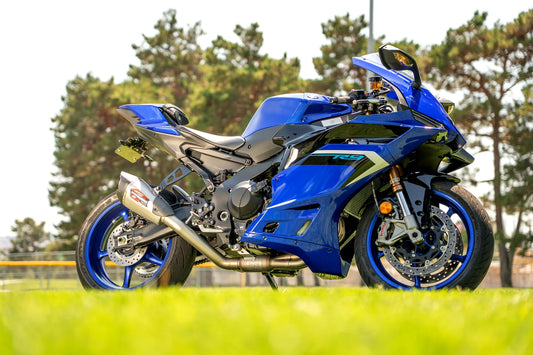 Yoshimura - R9 25-26 AT2 Stainless Full Exhaust, w/ Stainless Muffler