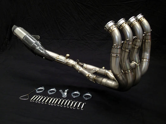 Sistema de escape de titanio Vandemon Performance para Yamaha YZF-R1 y YZF-R1M (2015-2024)