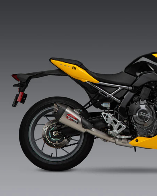 Yoshimura - GSX-8S/R/T/TT 23-26 AT2 Stainless Full Exhaust, w/ Stainless Muffler