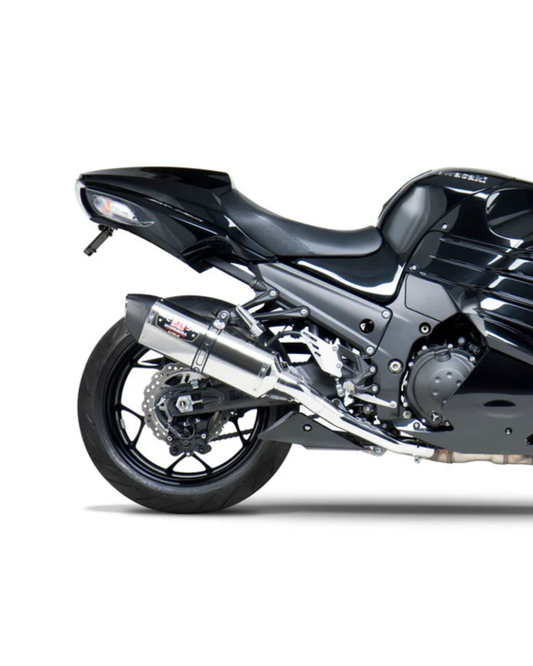 Yoshimura - ZX-14R 12-26 Race R-77 Stainless Slip-On Exhaust, w/ Stainless Mufflers