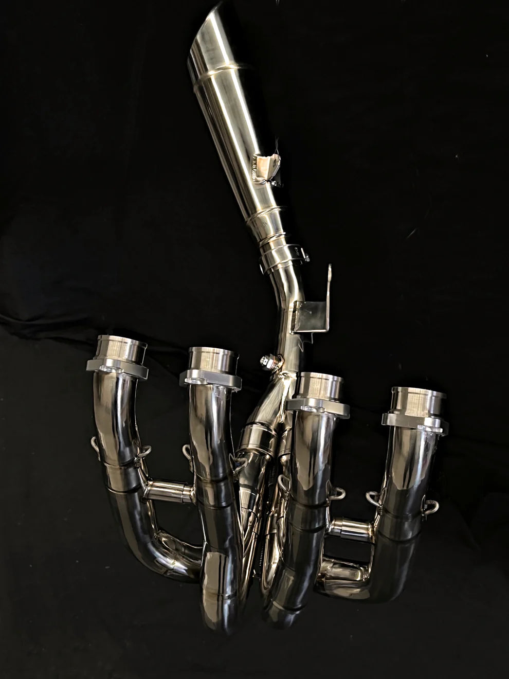 Vandemon Performance Kawasaki Ninja ZH2 Polished Titanium Exhaust System 2020-24