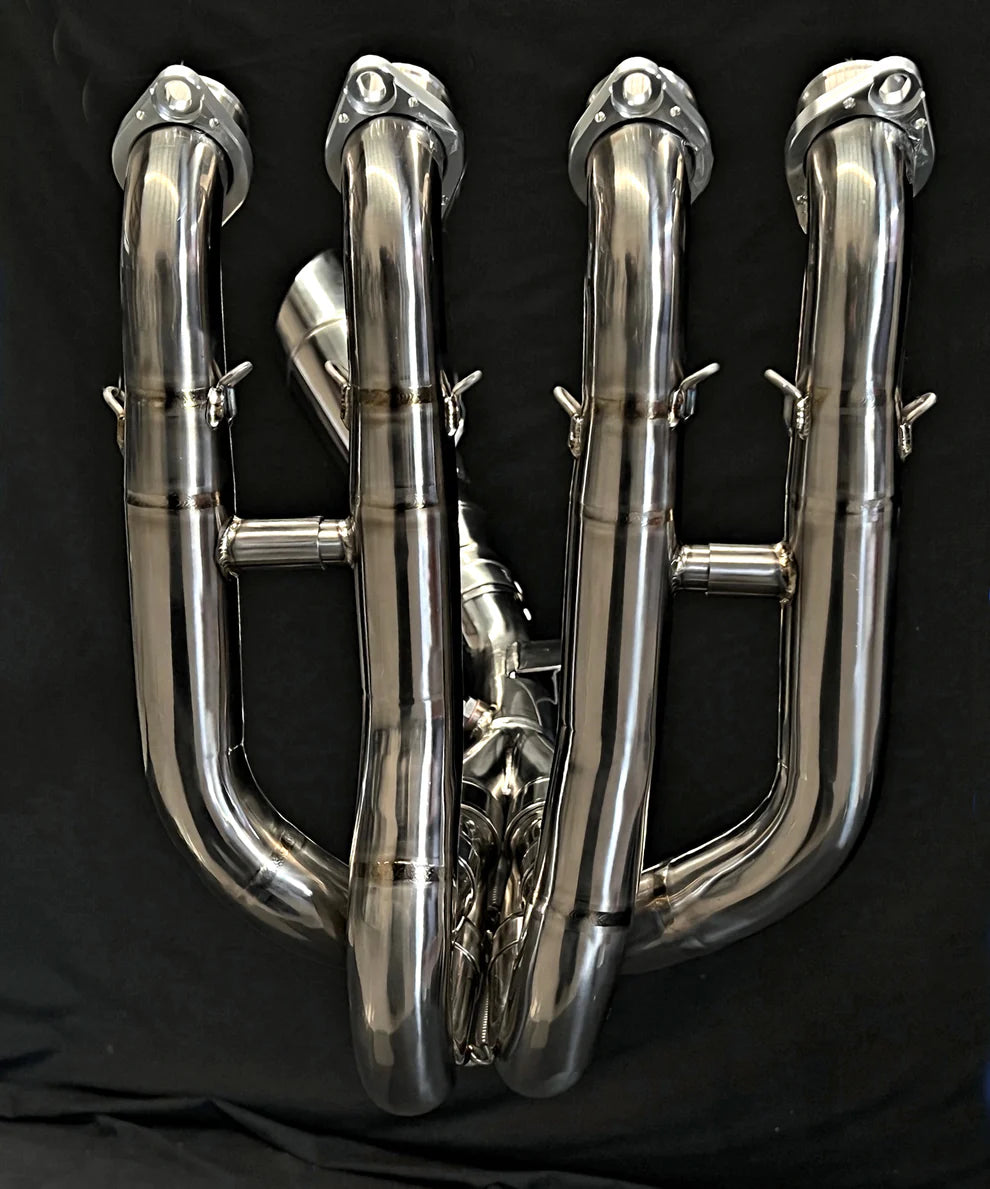 Vandemon Performance Kawasaki Ninja ZH2 Polished Titanium Exhaust System 2020-24