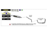 ARROW COMPLETE EXHAUST COMPETITION EVO-2 FULL TITANIUM HONDA CBR 600 RR 2013-2016