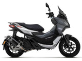 ARROW DARK ALUMINUM URBAN COMPLETE KIT HOMOLOGATED APRILIA SR 200 GT 2022-2023