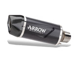 ARROW INDY RACE EVO COMPLETE SYSTEM ALUMINUM DARK KAWASAKI NINJA 650 2024-2026 (35KW)